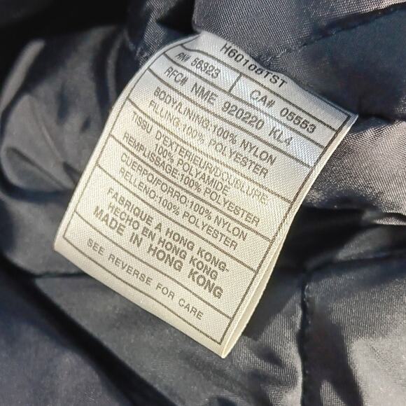 Vintage Nike Blue Black Half Zip Pullover Windbreaker Jacket XL Hong Kong 90s - Picture 7 of 8